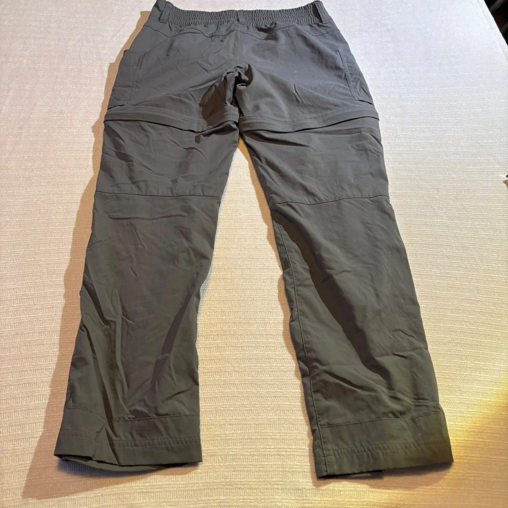 REI Co-op Sahara Convertible Pants Lot 2 Girls Kids Large 14-16 Gray Tan Hiking